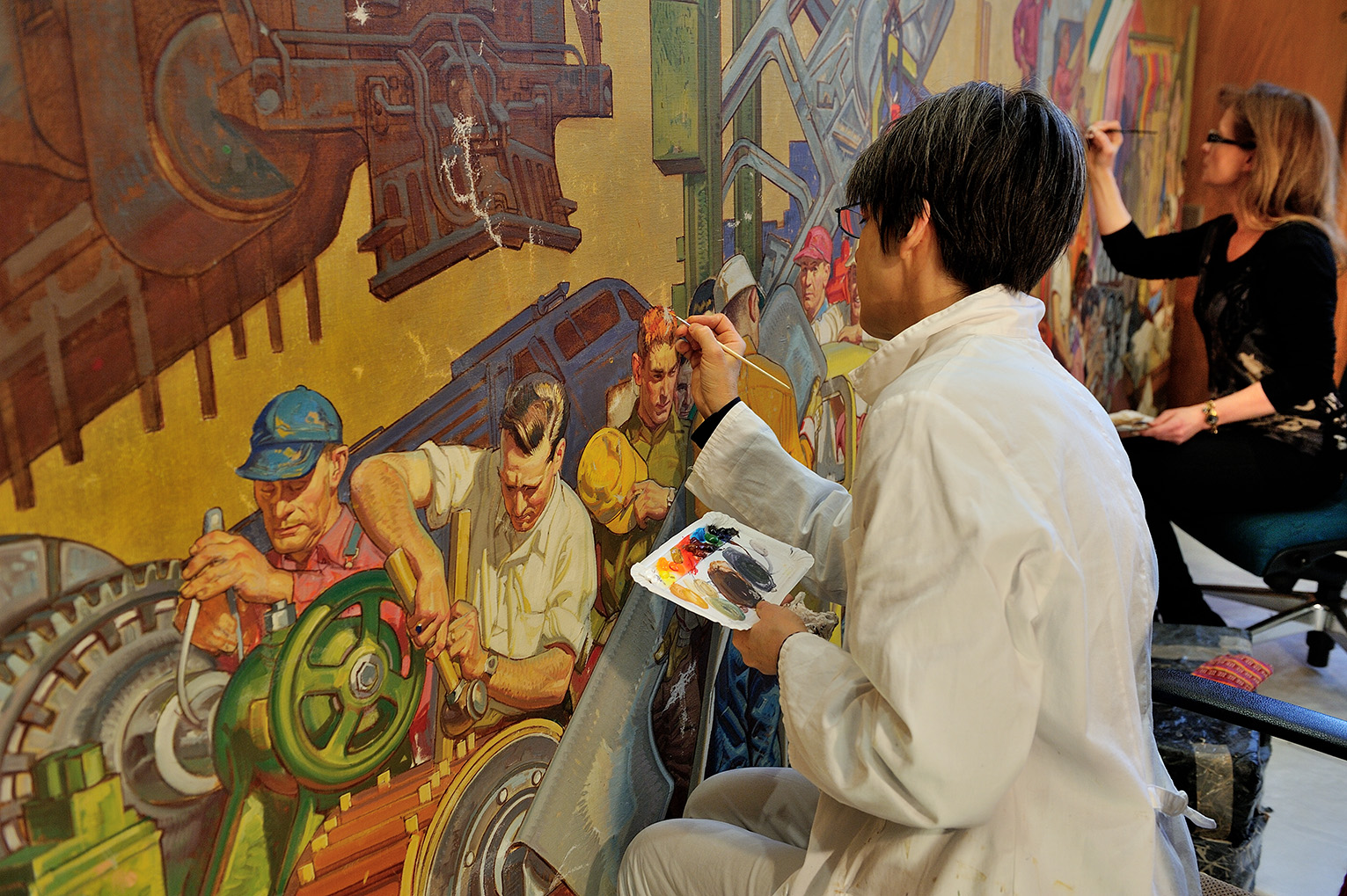 Restorations of WTO murals