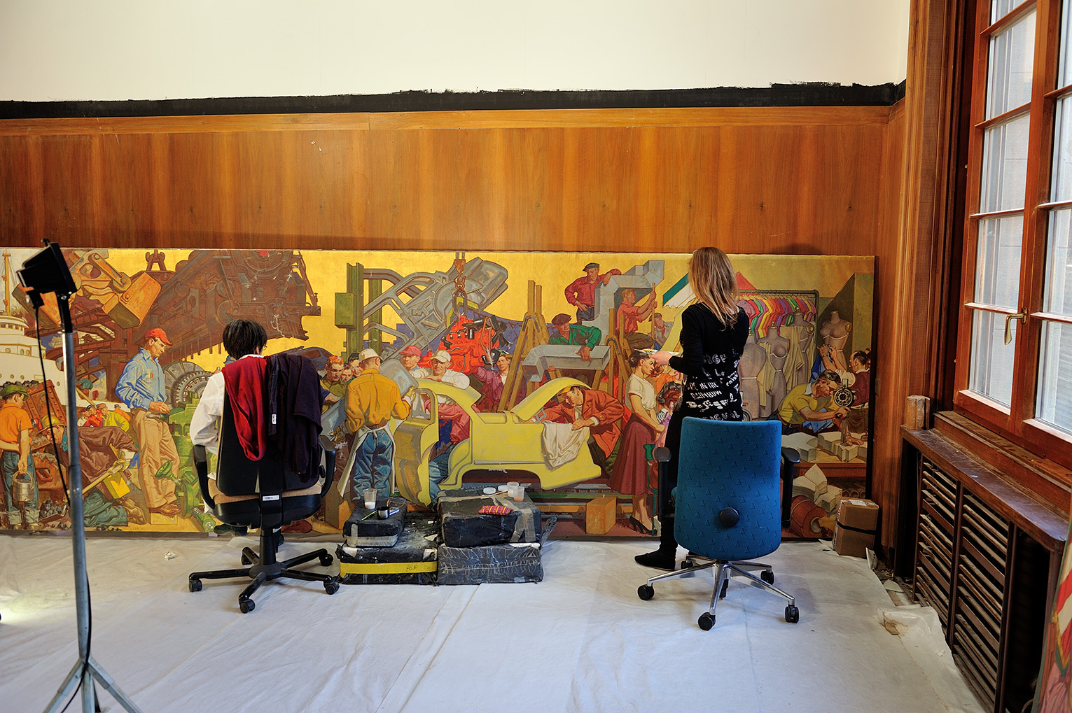 Restorations of WTO murals