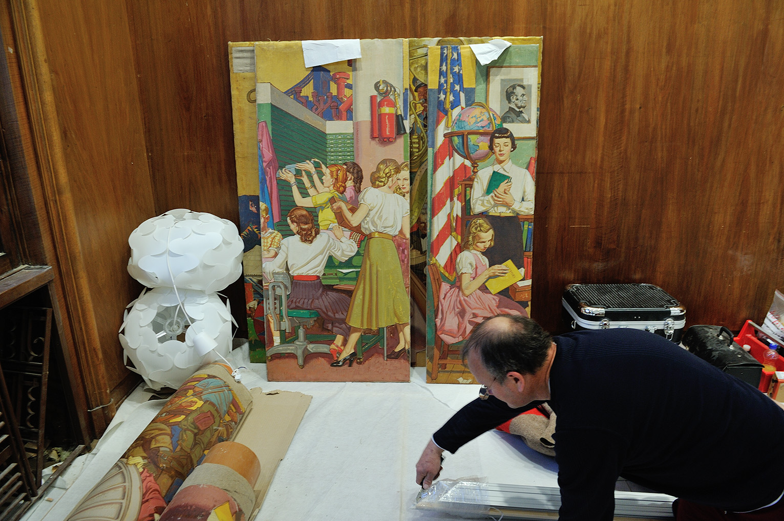 Restorations of WTO murals