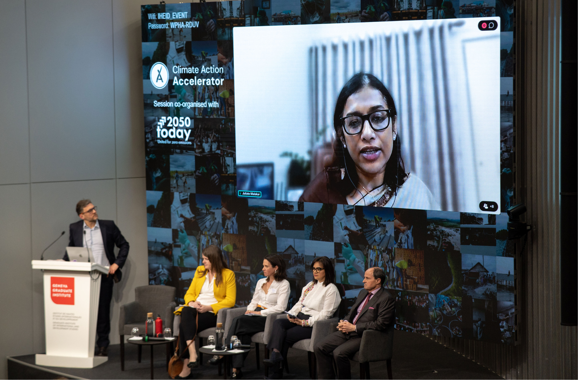 Climate Action Accelerator's Acceleration Days “Heading towards 3ºC: How do we step up together?", at the Graduate Institute on 25 March 2026