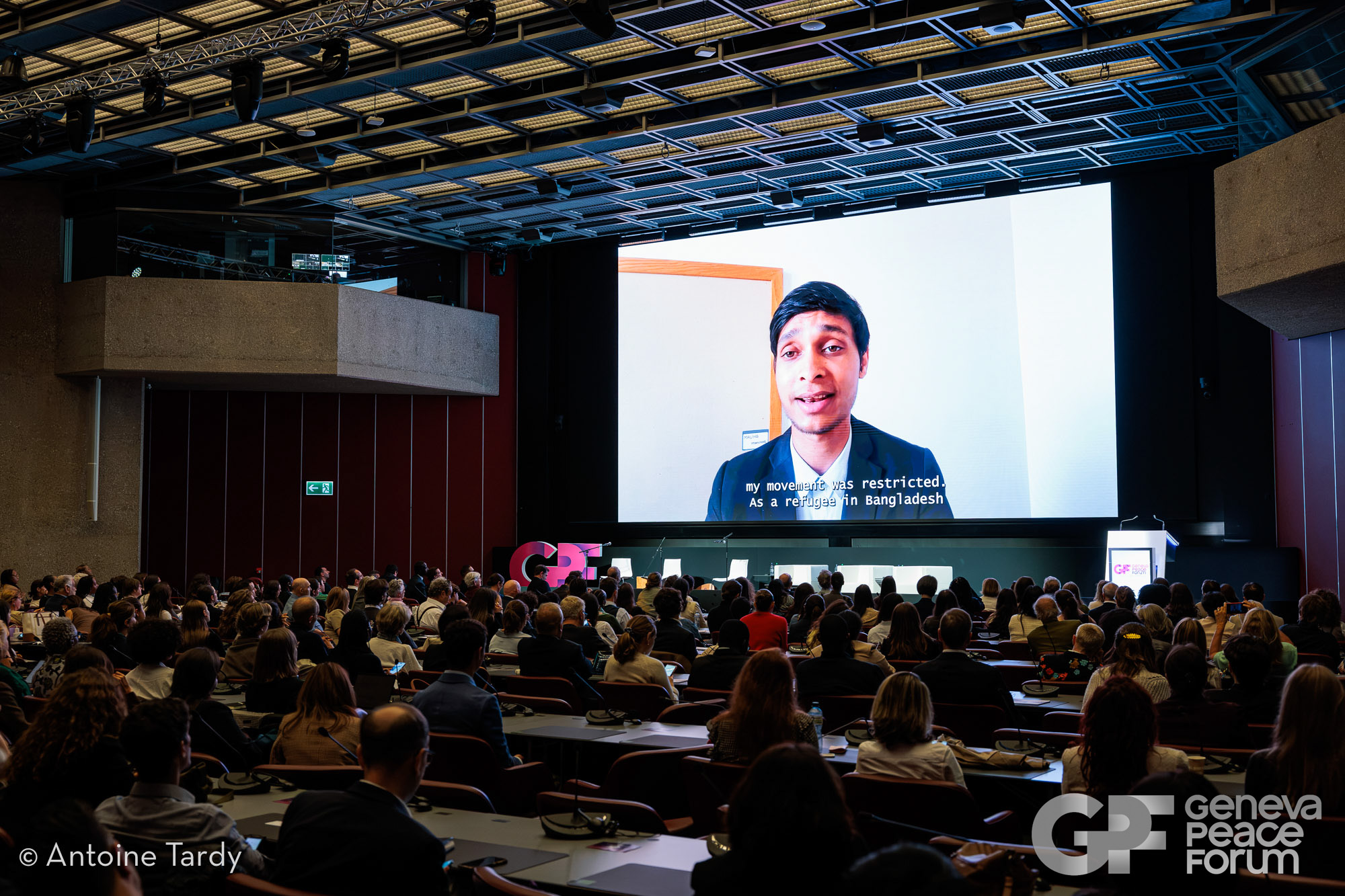 Maung Sawyeddollah, 2026 Kofi Annan Geneva Youth Peace Prize laureate, founder and Executive Director of the Rohingya Student Network, advocating for human rights, youth empowerment and peaceful coexistence.