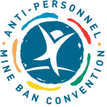 Logo anti-personnel mine ban convention